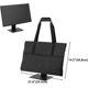 thumbnail image 4 of Carrying Bag for 24 Inch LCD Screens and Monitors, Protective Travel Case, Black, Durable Design, Compatible with Most Brands, 4 of 5
