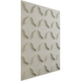 thumbnail image 2 of Ekena Millwork 19 5/8"W x 19 5/8"H Delfina EnduraWall Decorative 3D Wall Panel, UltraCover Satin Blossom White (Covers 2.67 Sq. Ft.), 2 of 6