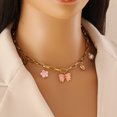 thumbnail image 2 of Faty-T Gold Bow Necklace Women Bow Jewelry Ribbon Pendant Necklace Dainty Rhinestone Bow Tie Choker Necklace Gift, 2 of 10