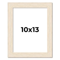 10x13 Frame White Real Wood Picture Frame Width 1.5 inches | Interior Frame Depth 0.5 inches | Barn