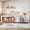 Beige, variant on URTR Twin Size Montessori Floor Bed with Storage Bookshelf and High-Quality Safety Guardrail, Wooden Twin Floor Bed Frame, Wooden Platform Bed, Low Profile Twin Bed with Fence and Headboard, White