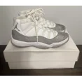 thumbnail image 2 of Ni - ke Ni - ke Air Jordan 11 Retro Women Size 7 White Metallic Silver Shoes, 2 of 5
