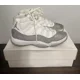 thumbnail image 2 of Ni - ke Ni - ke Air Jordan 11 Retro Women Size 7 White Metallic Silver Shoes, 2 of 5