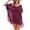 Z01 Watermelon Red, variant on Xijirk Swimsuit Coverup for Women,Womens Kaftan Cover Up Chiffon Tassels Swimwear Beach Loose Bikini Cover Up Tops,Cover Ups for Swimwear Women,One Size,Purple