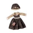 thumbnail image 4 of Falda de muñeca para niña de 12 pulgadas, ropa de moda para muñeca de simulación, tela suave, vestido informal para muñeca de todos los días, vestido Estilo A, 4 of 8