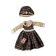 thumbnail image 4 of Vestido para muñeca BJD 1/6 12 pulgadas Falda de muñeca de niña Regalo de Navidad hecho a mano Fácil de Estilo A, 4 of 9