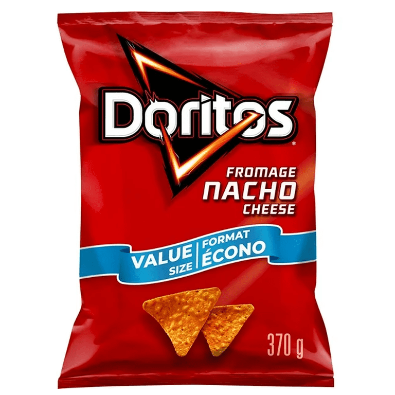 Doritos Nacho Cheese Tortilla Chips, 400g (3 Pack) - Walmart.com
