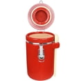 thumbnail image 3 of XL 45OZ  RED CERAMIC CANISTER, 3 of 7