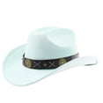 thumbnail image 1 of Western Style Cowboy Hat Curved Brim Ideal For Outdoor Adventure Travel Riding And Everyday Use, 1 of 3