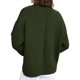 thumbnail image 4 of Suéter PRETTYGARDEN de punto, cuello redondo, manga larga, verde militar XL, 4 of 4
