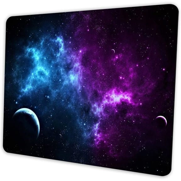 Mouse pad Personalized Design Galaxy Computer Mouse pad, Washable Non-Slip Rubber Mousepad 9.5 X 7.9 inch