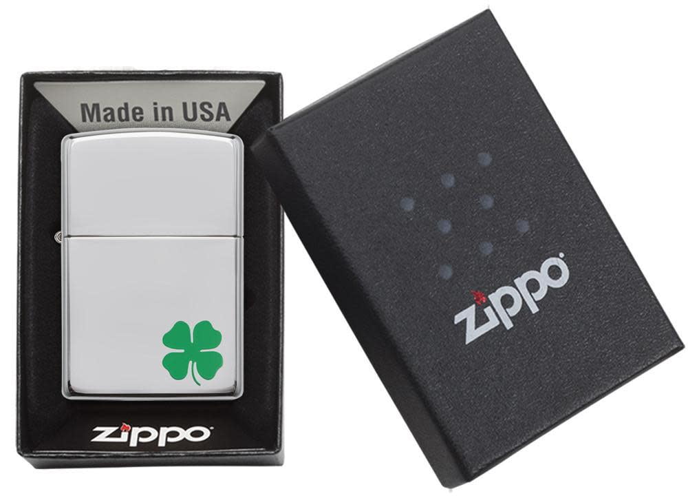 Zippo Bit O' Luck High Polish Chrome Pocket Lighter