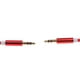thumbnail image 3 of Cable AUX de sonido Auxiliar De 3,5 Mm CUTICAT rojo, 3 of 7