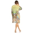 thumbnail image 2 of Sakkas Eloisa Women's Long Sleeve Swing Tunic Shift Dress Pockets Floral Print - 575-Multi - L/XL, 2 of 5
