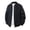 Black, variant on Men's Stand Collar Baseball Bomber Jacket, Zip Up Lightweight Casual Windbreaker with Side Pockets Sky Blue