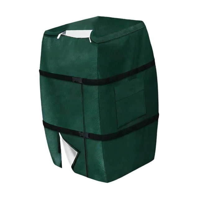 Cubierta de bomba de calentador de bañera de hidromasaje multifuncional, muebles de patio portátiles resistentes a la intemperie Verde