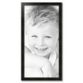 thumbnail image 2 of ArtToFrames 19" x 39" Honors Black with Silver Picture Frame, 19x39 inch Black Wood Poster Frame (WOM-5157), 2 of 7