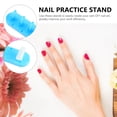 thumbnail image 2 of MasteelfCA 9Pcs Nail Practice Stand Fake Nail Tip Display Stand Holder Support Base (With 30Pcs Fake Nail Tips), 2 of 7