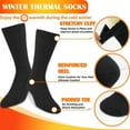 thumbnail image 3 of 3 Pairs Winter Thermal Heated Socks for Men Warm Winter Ski Thick Boot Insulated Wool Socks for Cold Weather Size 9-13, 3 of 7