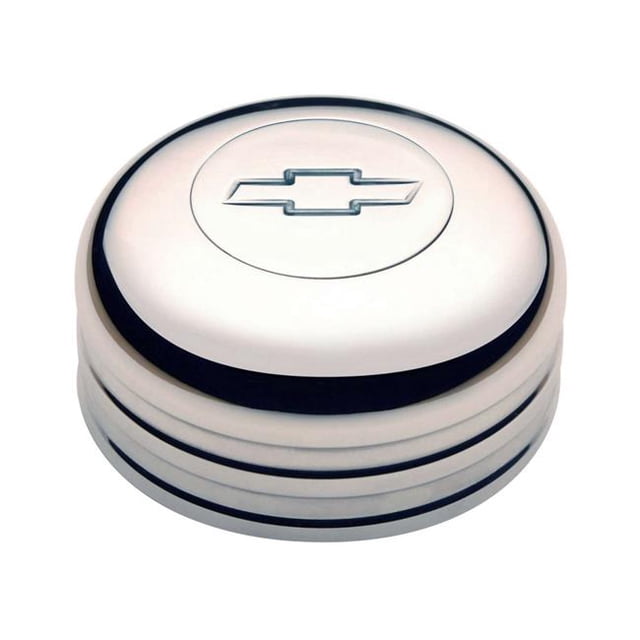 GT Performance 11-1002 GT3 Bouton Corne Polie pour Noeud Papillon Chevy Gravé