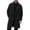 Black, variant on Aihuaihua Men's Trench Coat Single Trench Coat Notched Lapel Mid Long Peacoat Winter Casual Business Overcoat Black XXXL