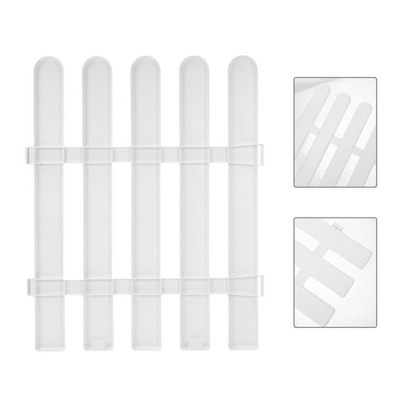 1 Pc Decorative Fence White Indoor Fence Decorative Fence For Christmas