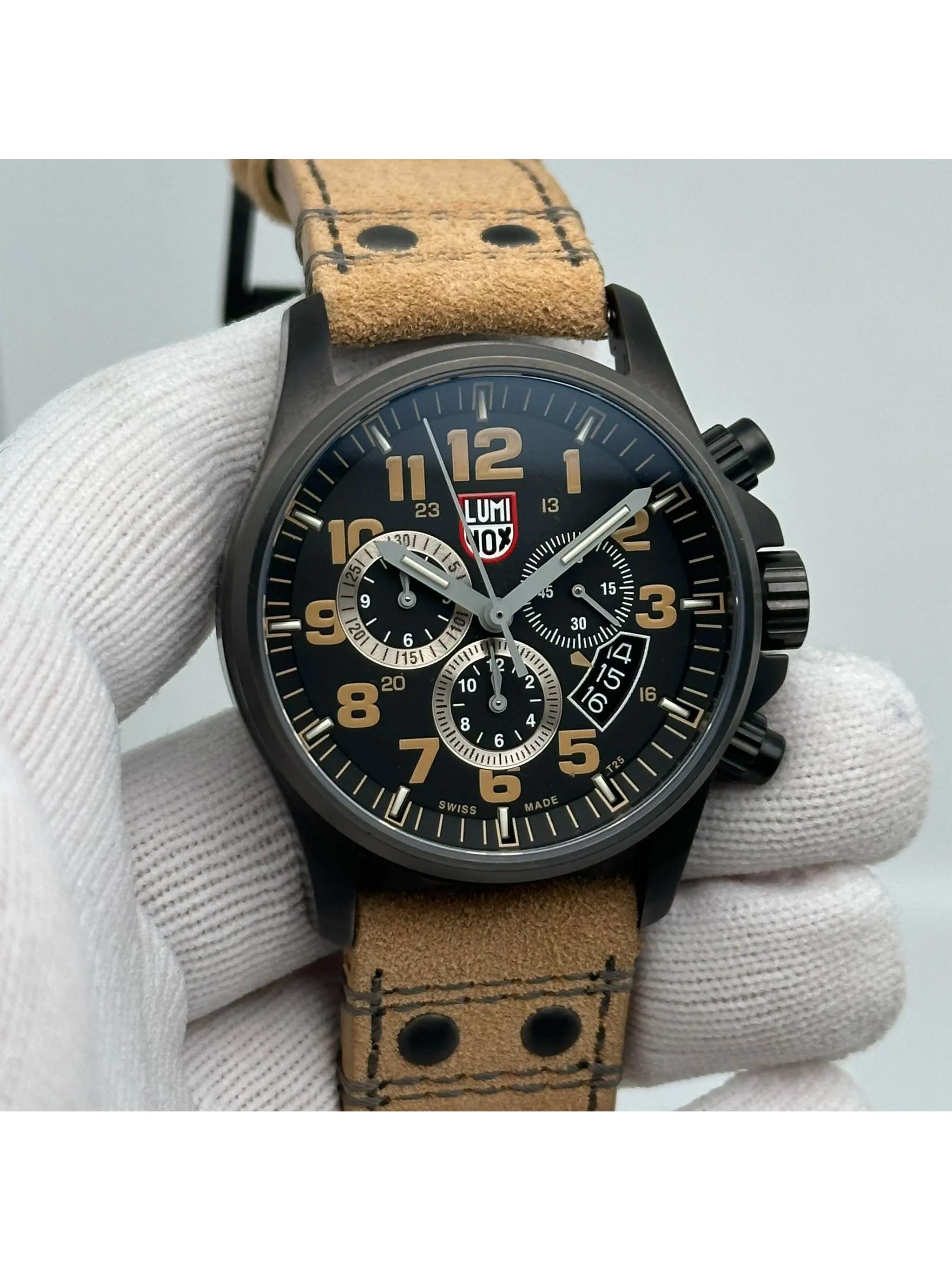 Luminox Atacama Chronograph 42mm Steel Black Dial Mens Quartz 