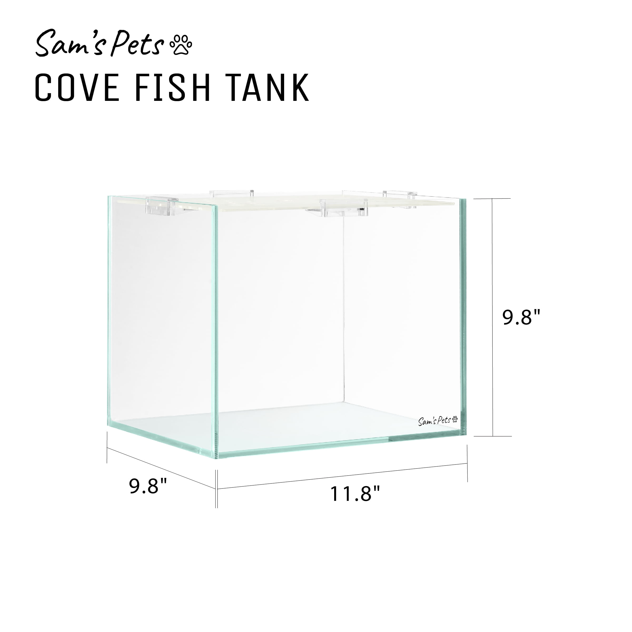 Sam's Pets Cove 7 Gallon Fish Tank