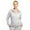Grey, variant on Women's Cotton Fleece Hoodie Jacket S, Sand