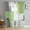 Green Gray White, variant on Sage Green Grey Sheer Curtains 84 Inch Length 2 Panels Set for Living Room/Bedroom, Modern Oil Painted Abstract Geometric Semi Curtain Sheers Drapes Rod Pocket Curtains Window Treatment 52''x84''x2