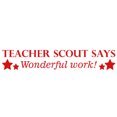thumbnail image 1 of Printtoo Personalized Teachers Stamp Says Wonderful Work! Teachers Name Self-Inking Rubber Stamp Appreciation Message For School Classroom & Homework Supplies,Red-42 x 9 mm, 1 of 7