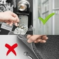 thumbnail image 2 of Key Lock Box, 4 Digit Combination Key Storage Lock Box with Code, 2 of 5