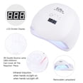 thumbnail image 5 of 72W LED UV Nail Gel Lamp - Nail Art Curing Machine with Auto Sensor, Dual Light Source 365-400nm, 4 Timer Settings, Large Space Design, Nail Gel Dryer for Home Salon Use, US Plug Makeup Organizers, 5 of 9