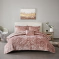 thumbnail image 5 of Twin/Twin XL Velvet Comforter Set with Throw Pillow, 5 of 10