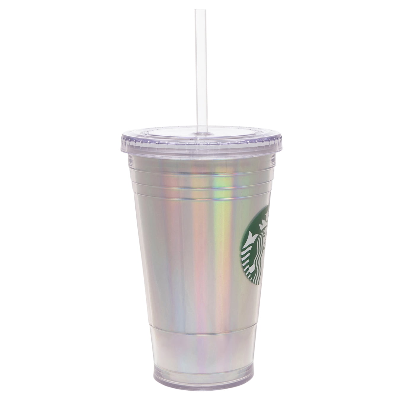 Starbucks 16 Ounce Clear Tumbler with Straw, 1 Each 