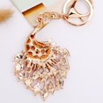 thumbnail image 3 of Portable Peacock Keychain Luxury Peacock Shape Car Keychain Colorful Rhinestones Keyring Bag Souvenir Charm Fashion Accessories Peacock Keychain, 3 of 8