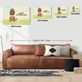 thumbnail image 5 of Cute Bloodhound Loves Dad Happy Father's Day Horizontal Matte Canvas Poster Dog Lover Wall Art Home Decor - 12008, 5 of 5