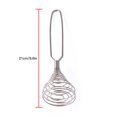 thumbnail image 3 of Stainless Steal Spring Egg Whisk Handheld Coil Egg Beater Elastic Spiral Cooking Tool, 3 of 9