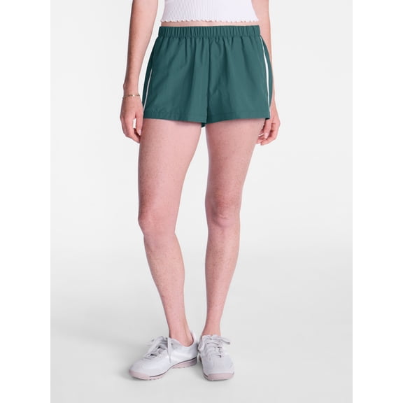 No Boundaries Nylon Track Shorts, 2'' Inseam, Women's XXS-XXL