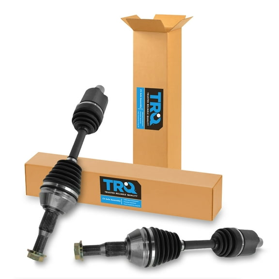 TRQ New CV Joint Axle Shaft Assembly Front Pair Set for Lucerne DTS Aurora SRX CSA82502