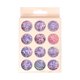 thumbnail image 1 of 12 cajas de copos de lentejuelas holográficas de geometría redonda multicolor, herramienta de manicura de tamaño mixto, decoración 3D, purpurina para decoración de uñas, 1 of 4