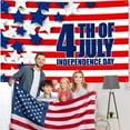 thumbnail image 5 of Independence Day Extra-Large Hanging Flag Backdrop, 59 x 35 In. 100D Polyester, Multicolor Patriotic Banner with Corner Grommets for Indoor-Outdoor Party Decor, Photo Booth & Wall Display, 5 of 5
