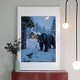 thumbnail image 2 of Diamond Art Kit for Adults, Bear Winter Cabin Night Scene Diamond Painting for Adults Beginners, 5D DIY Diamond Art Painting Kits, Colorful Diamond Painting Craft for Home Decor 12x16, 2 of 7