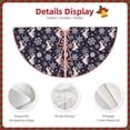 thumbnail image 3 of Sikiie Elegant ice skates snowflakes A Christmas Tree Skirt, Christmas Tree Decorations, Christmas Decor, Tree Mat Decoration(30-48IN)-30", 3 of 6