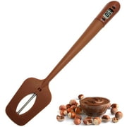 Portable Cooking and Candy Spatula Digital Thermometer for Chocolate Jams Caramel Yogurt Creams Syrup Sauce Food Baking BBQ, Instant Temperature Reader & Stirrer in One