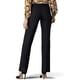 thumbnail image 2 of Pantalones Casuales de Cintura Alta y Corte Recto Holgado para Mujer con Bolsillos Negro S, 2 of 7