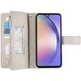 thumbnail image 3 of Funda cartera GANGXUN para Samsung Galaxy A54 5G , cuero PU con tarjetero, cremallera, correa de mano, soporte y protección 445°, 3 of 6