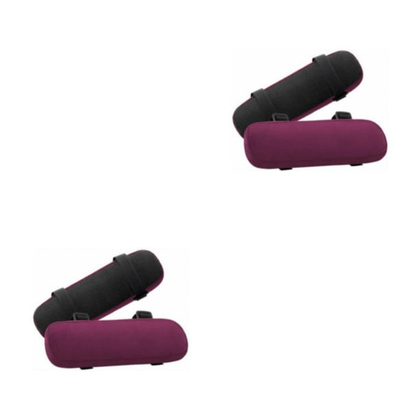 Kenally 1 par de reposabrazos de silla de oficina, taburete de ordenador extraíble ajustable portátil, soporte para brazo, cojín, accesorio Type1 NO1