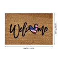 thumbnail image 3 of Funny Letter Print Non-Slip Doormat, Water Absorbent Floor Mat for Front Door, Rubber Backed Entry Rug, Durable Indoor/Outdoor Mat with Easy Clean Design, 15.75x23.62 Inches, 3 of 4