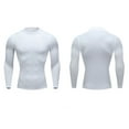 thumbnail image 4 of WBQ Men's Compression Shirts Long Sleeve Athletic T Shirt Workout Cool Dry Running Tops Gym Undershirts Baselayers, 4 of 6